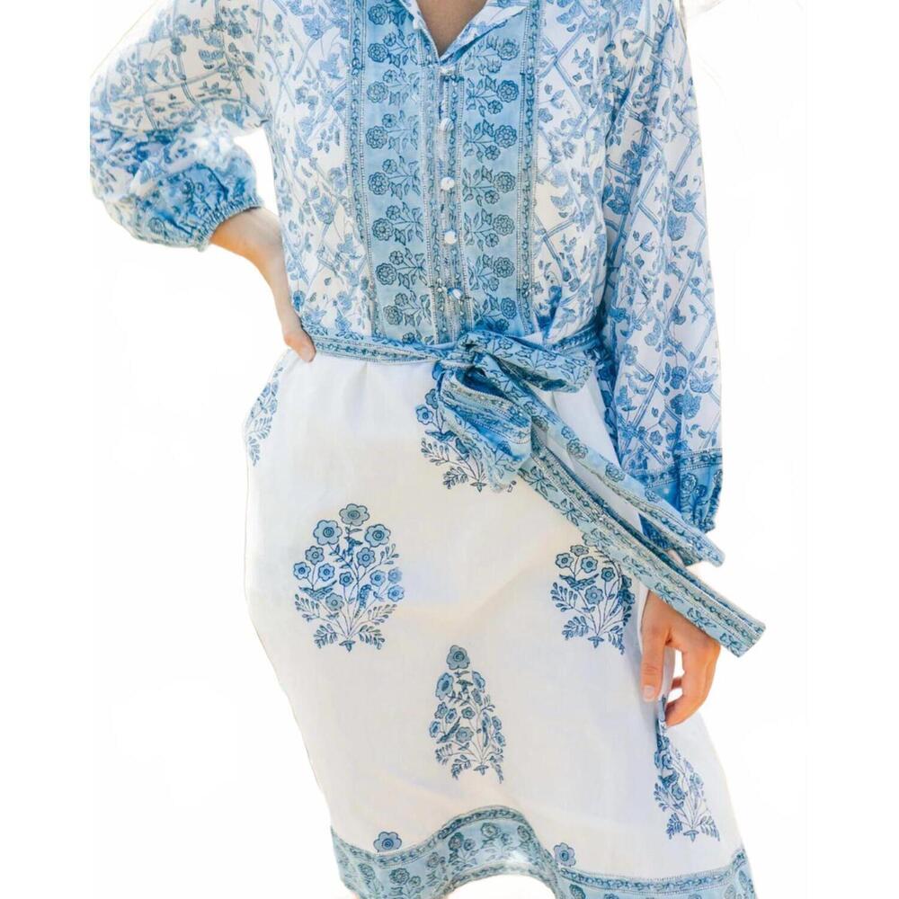 NEW VICTORIA DUNN folly mini dress in geo bloom - Picture 5 of 5